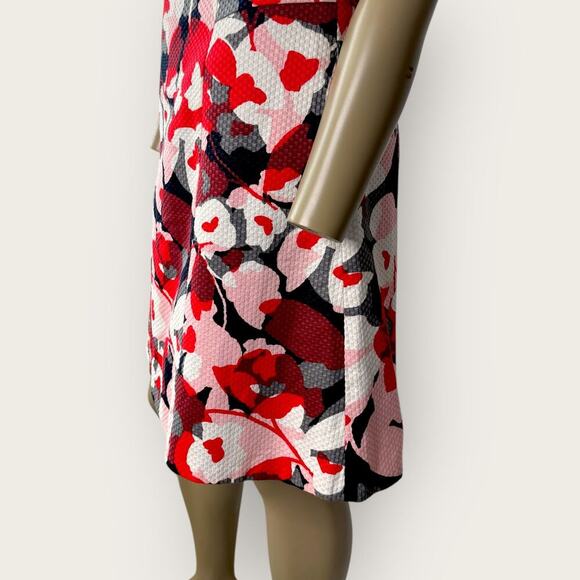 The Limited Sleeveless Floral Sheath Dress Lined Textured Size 2 Multicolor - Picture 7 of 16